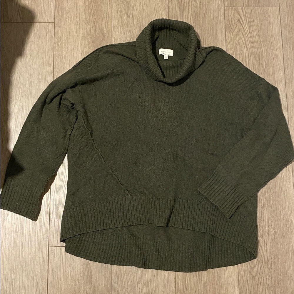Lucky Brand Green Turtleneck